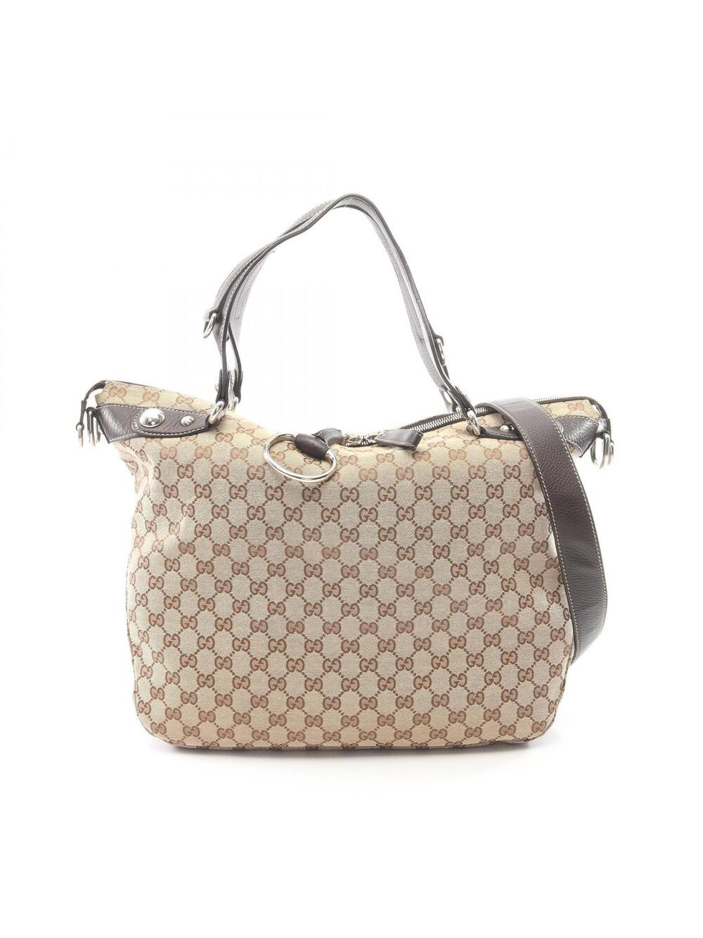 Gucci Gg Canvas Tote Shoulder Crossbody #307491G91B